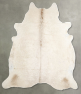 Champagne X-Large Brazilian Cowhide Rug 7'0"H x 6'8"W #A55149 by Hudson Hides