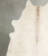 Champagne X-Large Brazilian Cowhide Rug 7'0"H x 6'8"W #A55149 by Hudson Hides