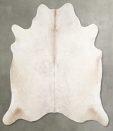 Champagne Large Brazilian Cowhide Rug 6'3"H x 6'0"W #A55151 by Hudson Hides