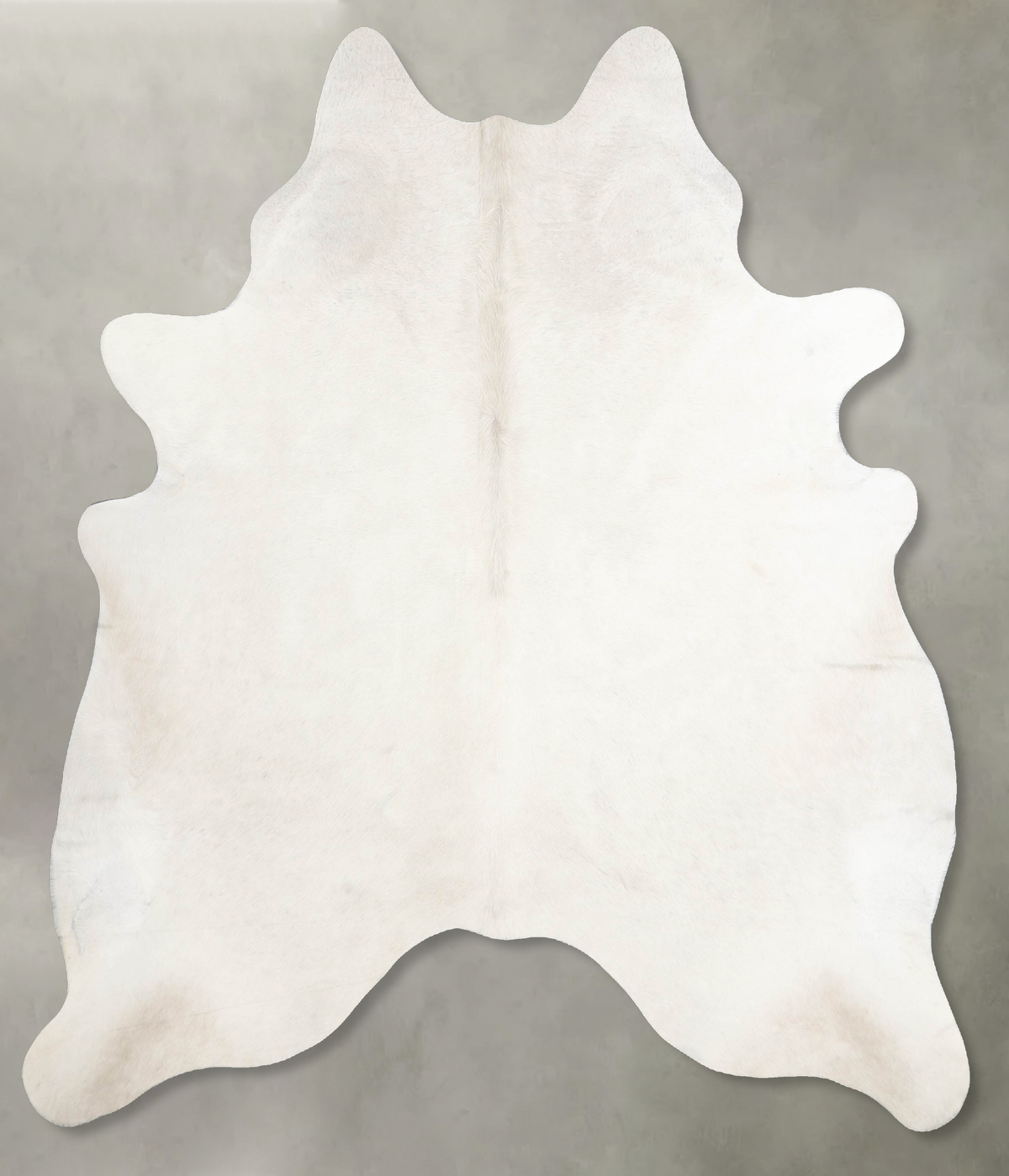 Solid White Cowhide Rug #A55153