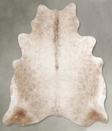 Champagne Large Brazilian Cowhide Rug 5'10"H x 5'6"W #A55155 by Hudson Hides
