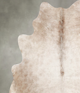 Champagne Large Brazilian Cowhide Rug 5'10"H x 5'6"W #A55155 by Hudson Hides