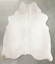 Champagne Large Brazilian Cowhide Rug 5'7"H x 5'9"W #A55157 by Hudson Hides