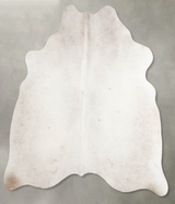 Champagne Large Brazilian Cowhide Rug 5'7"H x 5'9"W #A55157 by Hudson Hides
