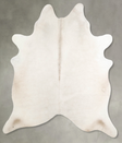 Champagne X-Large Brazilian Cowhide Rug 7'2"H x 5'11"W #A55158 by Hudson Hides