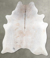Grey with Beige X-Large Brazilian Cowhide Rug 7'4"H x 5'11"W #A55159 by Hudson Hides