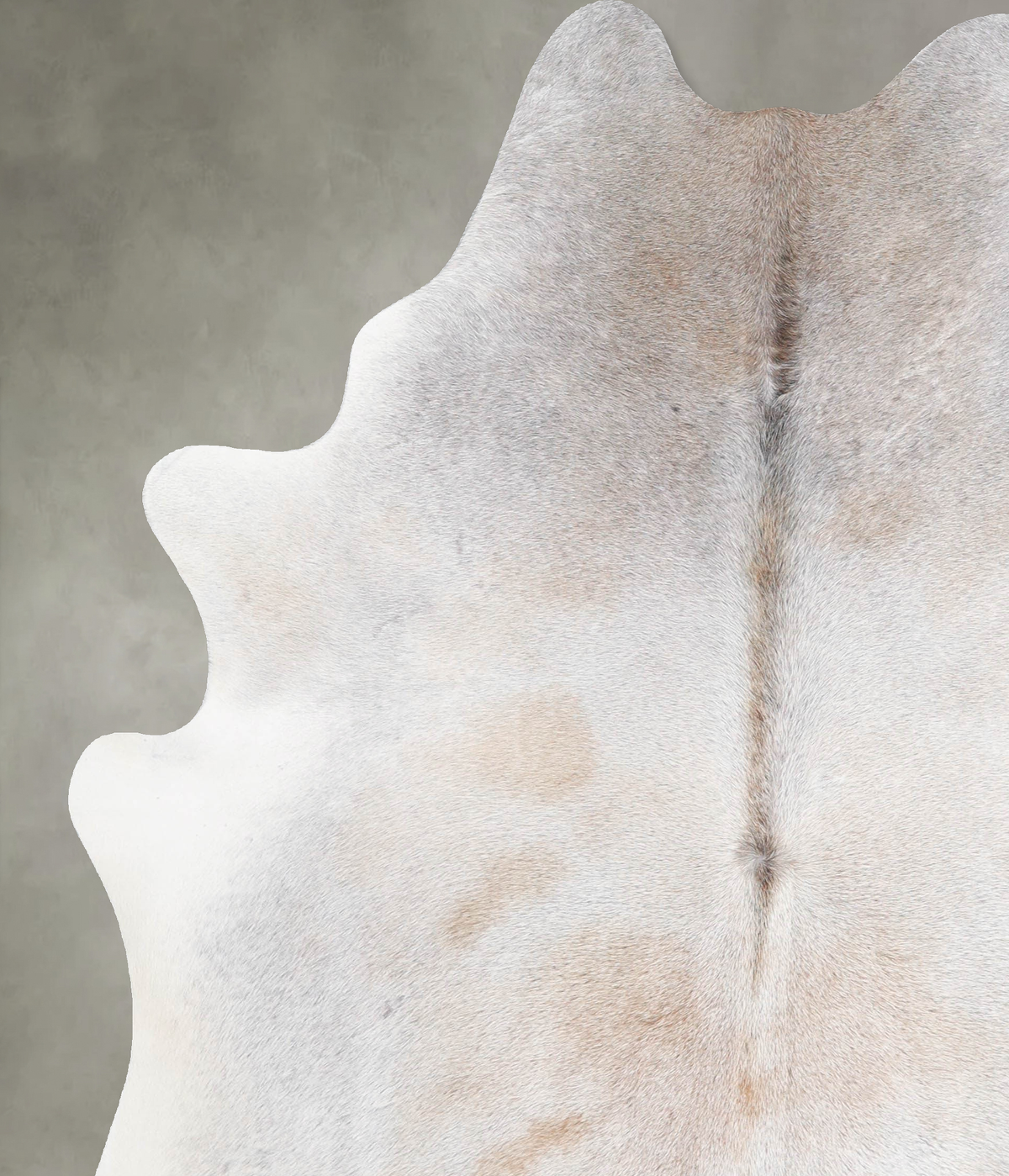 Grey with Beige X-Large Brazilian Cowhide Rug 7'4"H x 5'11"W #A55159 by Hudson Hides
