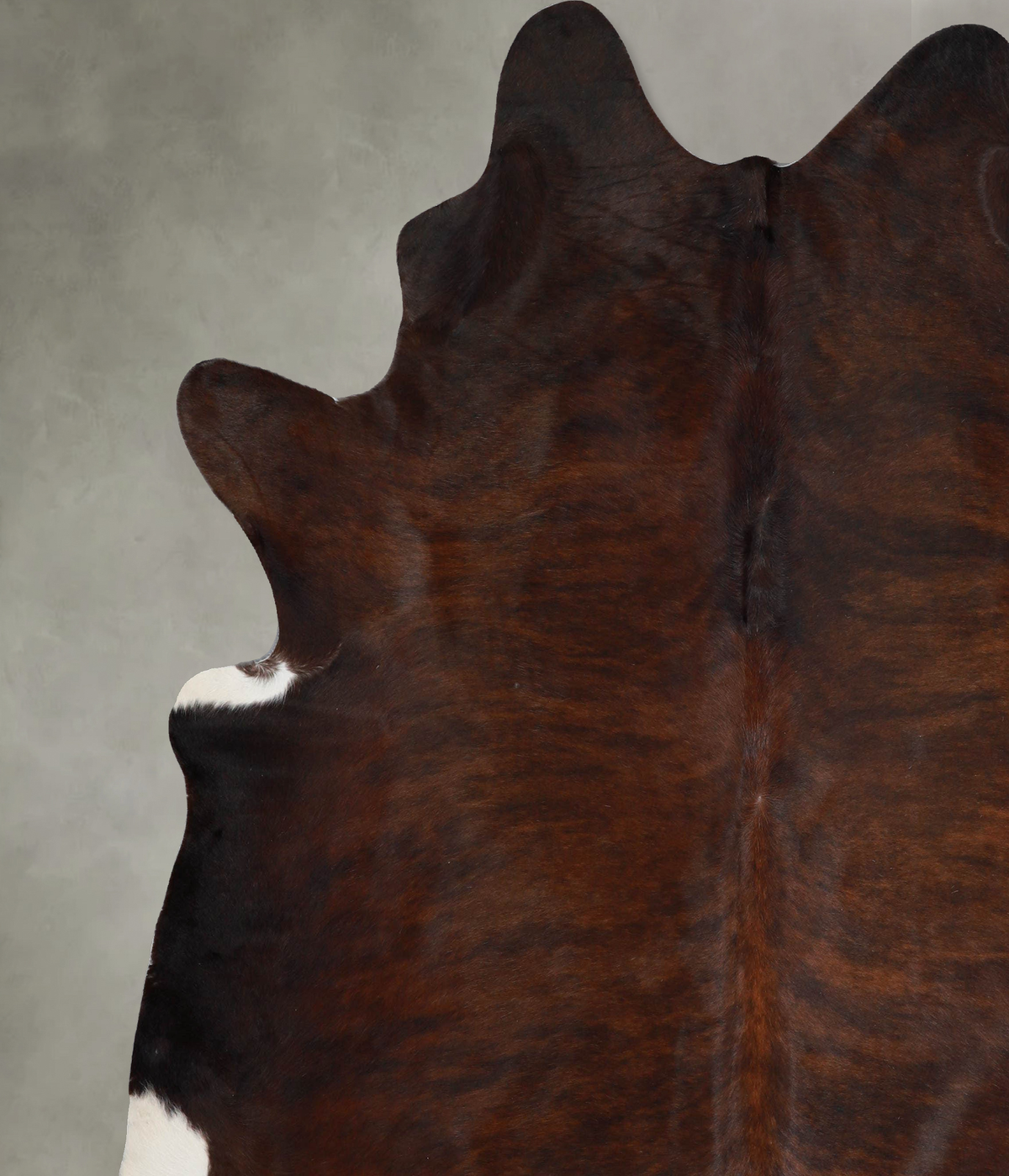 Dark Brindle XX-Large Brazilian Cowhide Rug 7'9"H x 7'1"W #A55167 by Hudson Hides