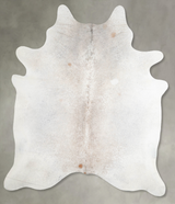 Grey with Beige XX-Large Brazilian Cowhide Rug 7'7"H x 6'7"W #A55169 by Hudson Hides