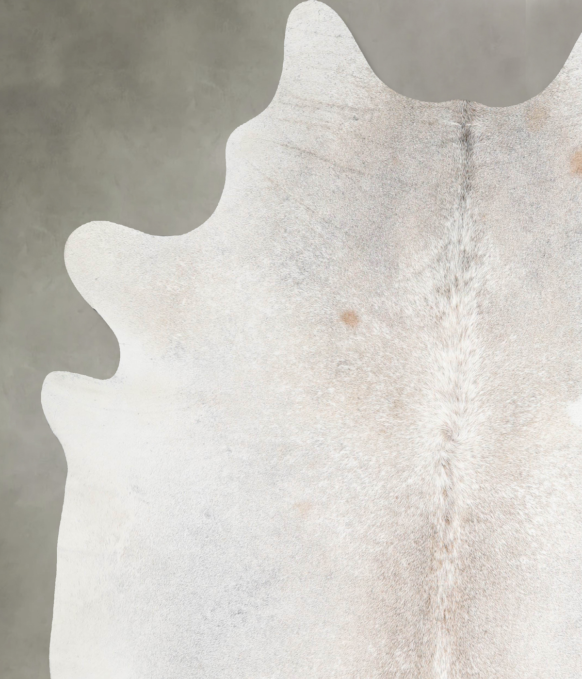 Grey with Beige XX-Large Brazilian Cowhide Rug 7'7"H x 6'7"W #A55169 by Hudson Hides