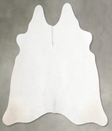 Light Grey Medium Brazilian Cowhide Rug 5'0"H x 5'9"W #A55171 by Hudson Hides
