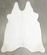 Light Grey Medium Brazilian Cowhide Rug 5'0"H x 5'9"W #A55171 by Hudson Hides