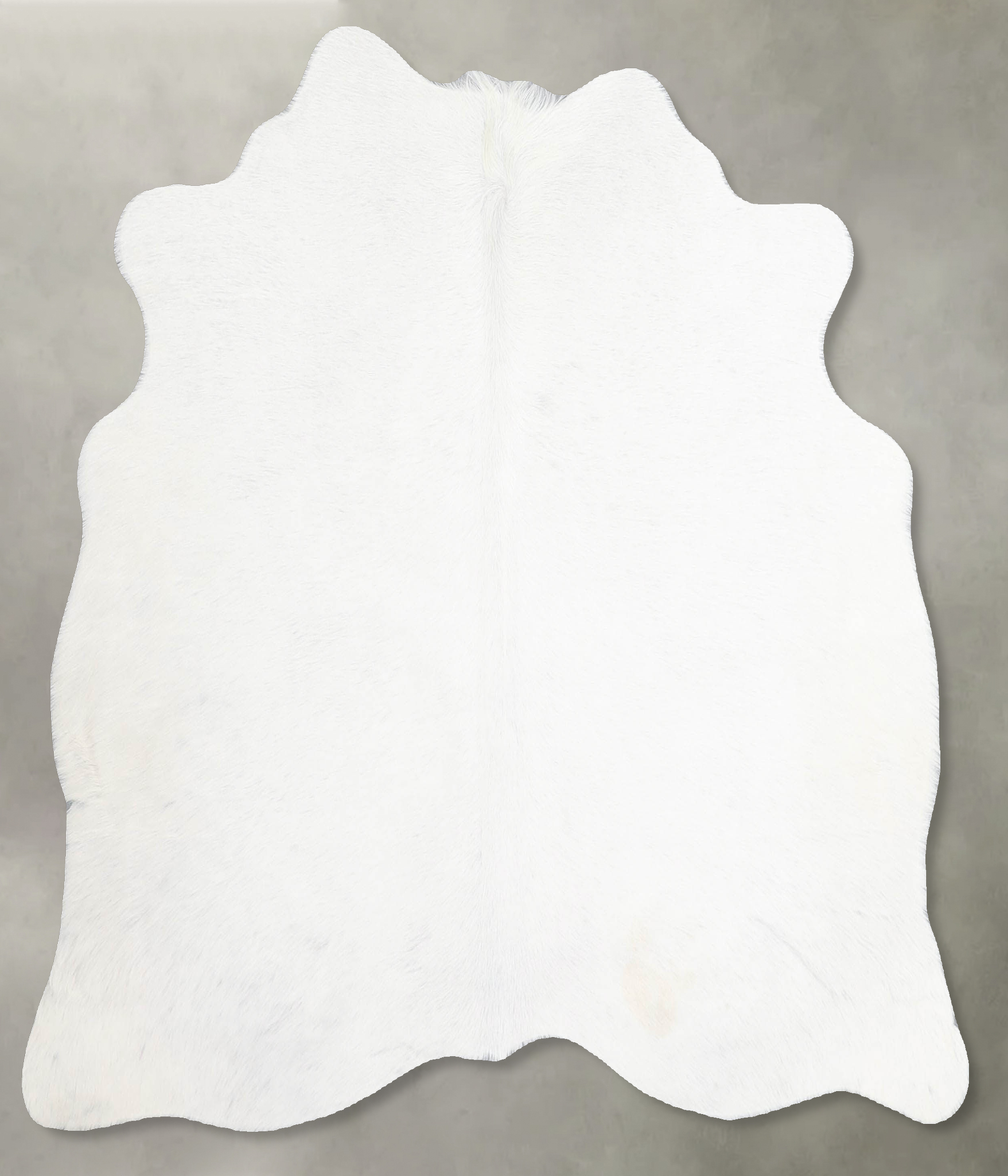 Solid White Cowhide Rug #A55177