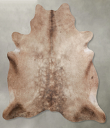 Taupe X-Large Brazilian Cowhide Rug 6'7"H x 6'1"W #A55180 by Hudson Hides