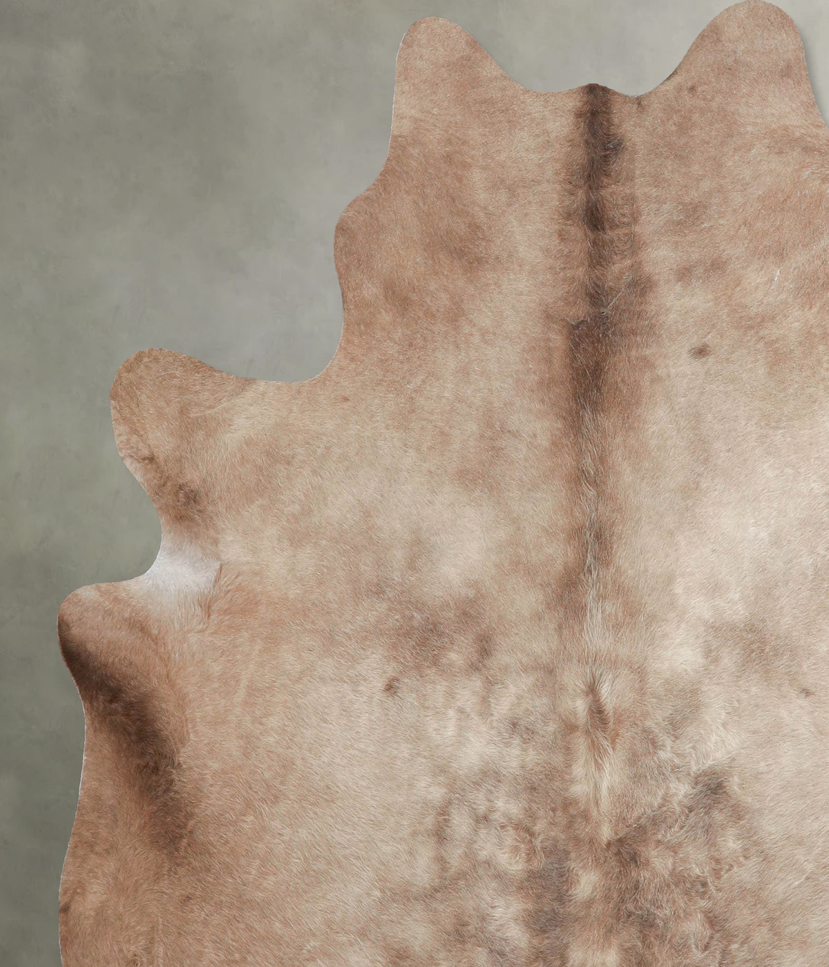 Taupe X-Large Brazilian Cowhide Rug 6'7"H x 6'1"W #A55180 by Hudson Hides
