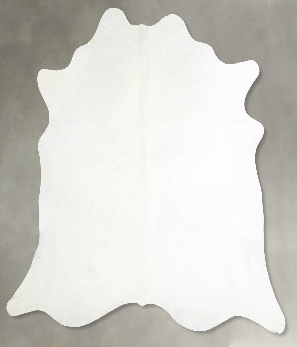 Solid White Cowhide Rug #A55183