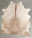 Champagne Large Brazilian Cowhide Rug 6'9"H x 5'5"W #A55184 by Hudson Hides