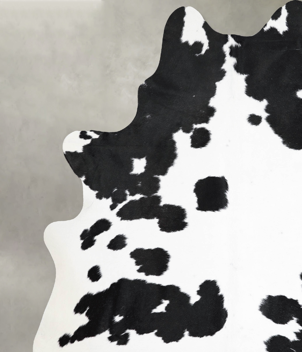Black and White X-Large Brazilian Cowhide Rug 7'8"H x 6'5"W #A55185 by Hudson Hides