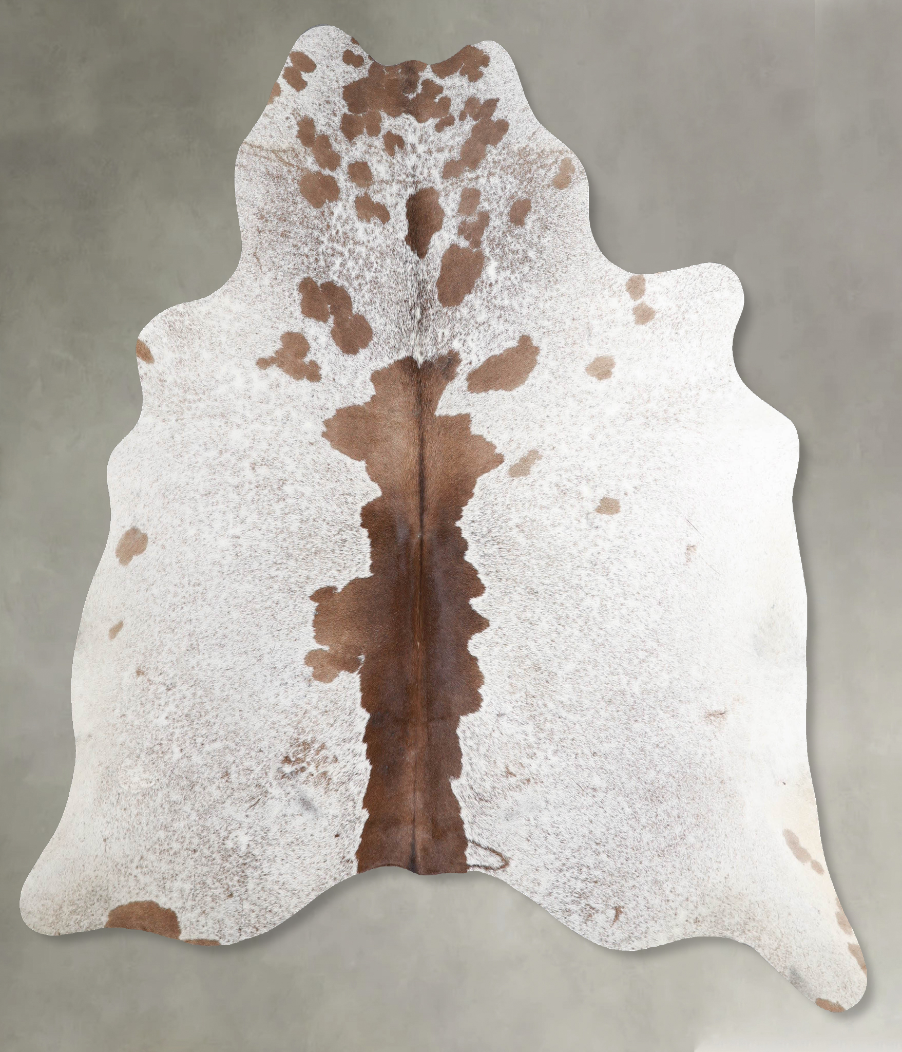 Salt and Pepper Brown Cowhide Rug #A55194