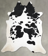 Black and White XX-Large Brazilian Cowhide Rug 8'8"H x 7'4"W #A55199 by Hudson Hides