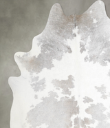 Medium Grey XX-Large Brazilian Cowhide Rug 8'6"H x 7'5"W #A55200 by Hudson Hides