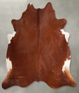 Solid Brown X-Large Brazilian Cowhide Rug 6'10"H x 6'8"W #A55201 by Hudson Hides