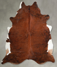 Medium Brindle XX-Large Brazilian Cowhide Rug 7'5"H x 7'0"W #A55202 by Hudson Hides