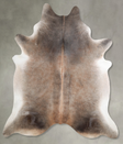 Grey with Beige XX-Large Brazilian Cowhide Rug 8'4"H x 7'1"W #A55206 by Hudson Hides