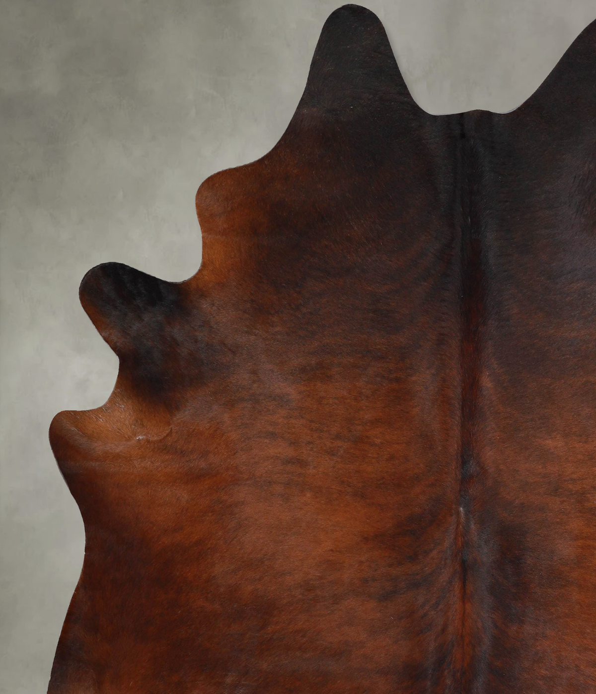 Dark Brindle X-Large Brazilian Cowhide Rug 7'8"H x 6'1"W #A55208 by Hudson Hides