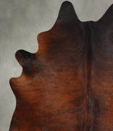 Dark Brindle X-Large Brazilian Cowhide Rug 7'8"H x 6'1"W #A55208 by Hudson Hides