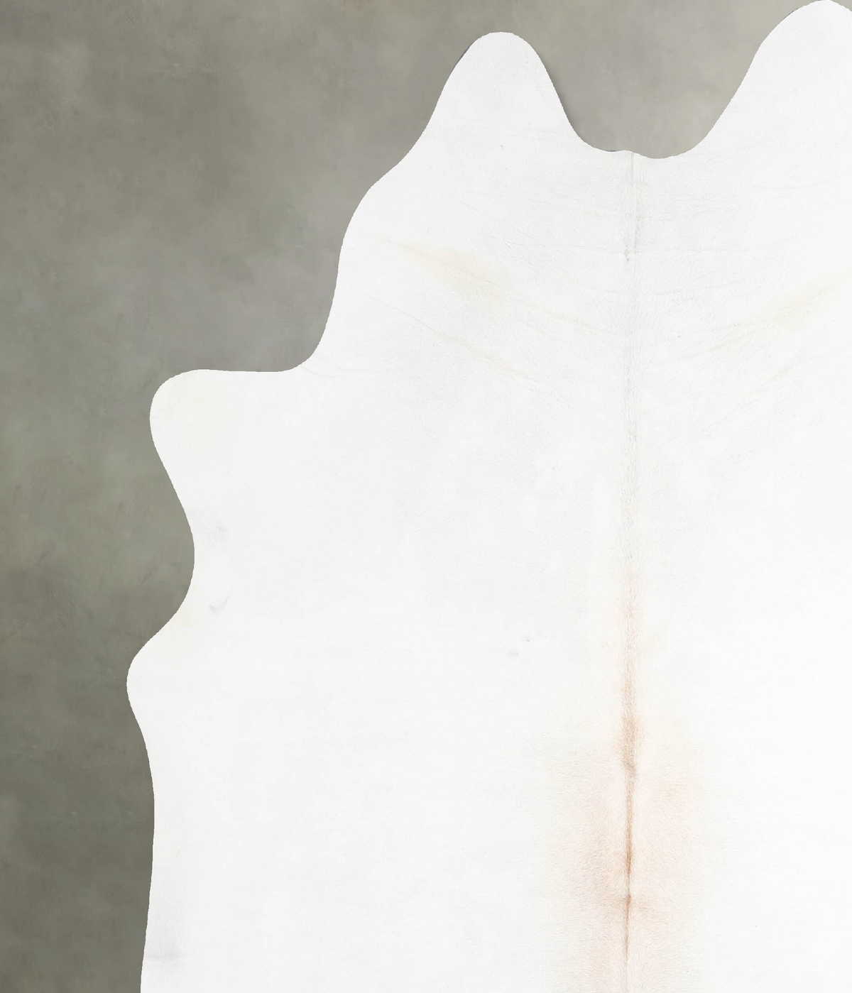 Ivory with Beige X-Large Brazilian Cowhide Rug 7'4"H x 6'8"W #A55217 by Hudson Hides