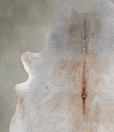 Grey with Beige XX-Large Brazilian Cowhide Rug 8'0"H x 7'3"W #A55220 by Hudson Hides