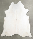 Light Grey XX-Large Brazilian Cowhide Rug 7'7"H x 7'1"W #A55221 by Hudson Hides