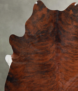 Medium Brindle XX-Large Brazilian Cowhide Rug 7'6"H x 7'0"W #A55230 by Hudson Hides