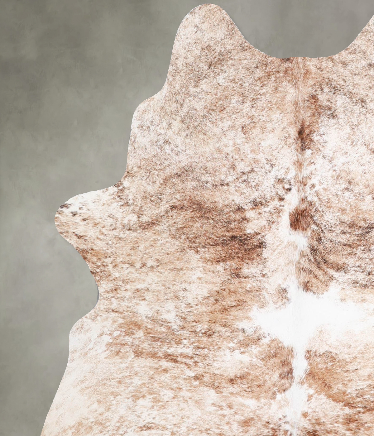 Light Caramel Medium Brazilian Cowhide Rug 5'6"H x 4'4"W #A55235 by Hudson Hides