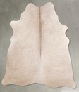 Beige Medium Brazilian Cowhide Rug 5'7"H x 4'10"W #A55238 by Hudson Hides
