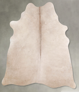 Beige Medium Brazilian Cowhide Rug 5'7"H x 4'10"W #A55238 by Hudson Hides