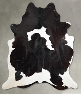 Black and White X-Large Brazilian Cowhide Rug 7'7"H x 6'6"W #A55242 by Hudson Hides