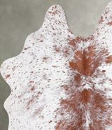 Salt and Pepper Brown Medium Brazilian Cowhide Rug 4'8"H x 4'3"W #A55249 by Hudson Hides