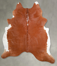 Brown and White Regular XX-Large Brazilian Cowhide Rug 7'6"H x 6'9"W #A55251 by Hudson Hides