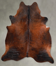 Dark Brindle XX-Large Brazilian Cowhide Rug 8'0"H x 7'1"W #A55252 by Hudson Hides