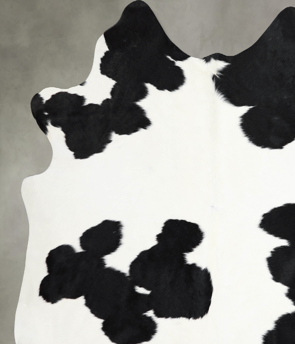 Black and White X-Large Brazilian Cowhide Rug 6'9"H x 6'3"W #A55253 by Hudson Hides