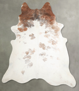 Tricolor XX-Large Brazilian Cowhide Rug 7'11"H x 7'1"W #A55261 by Hudson Hides