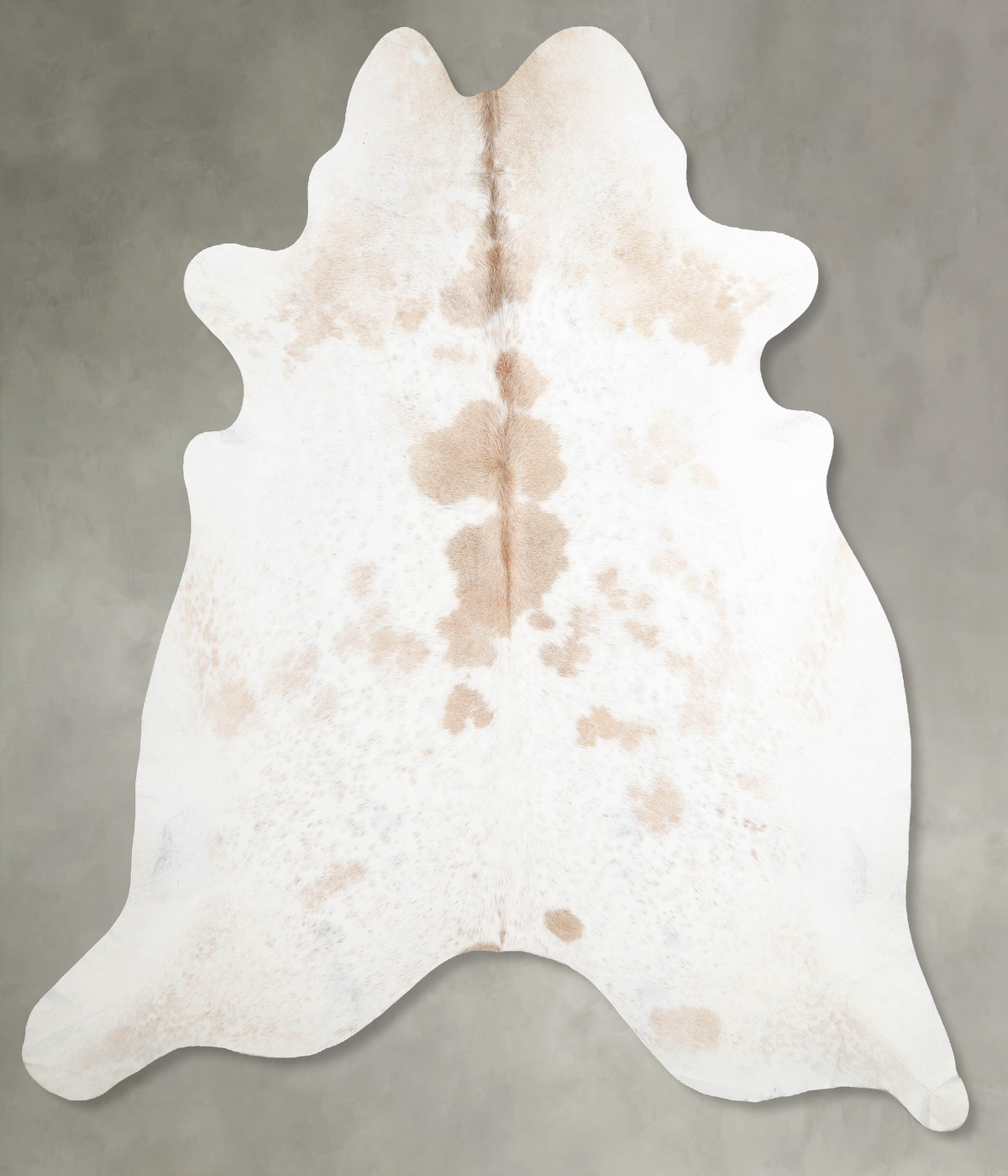 Beige and White Cowhide Rug #A55263