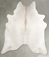 Champagne XX-Large Brazilian Cowhide Rug 8'0"H x 7'0"W #A55267 by Hudson Hides