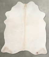 Champagne Large Brazilian Cowhide Rug 6'3"H x 5'2"W #A55272 by Hudson Hides
