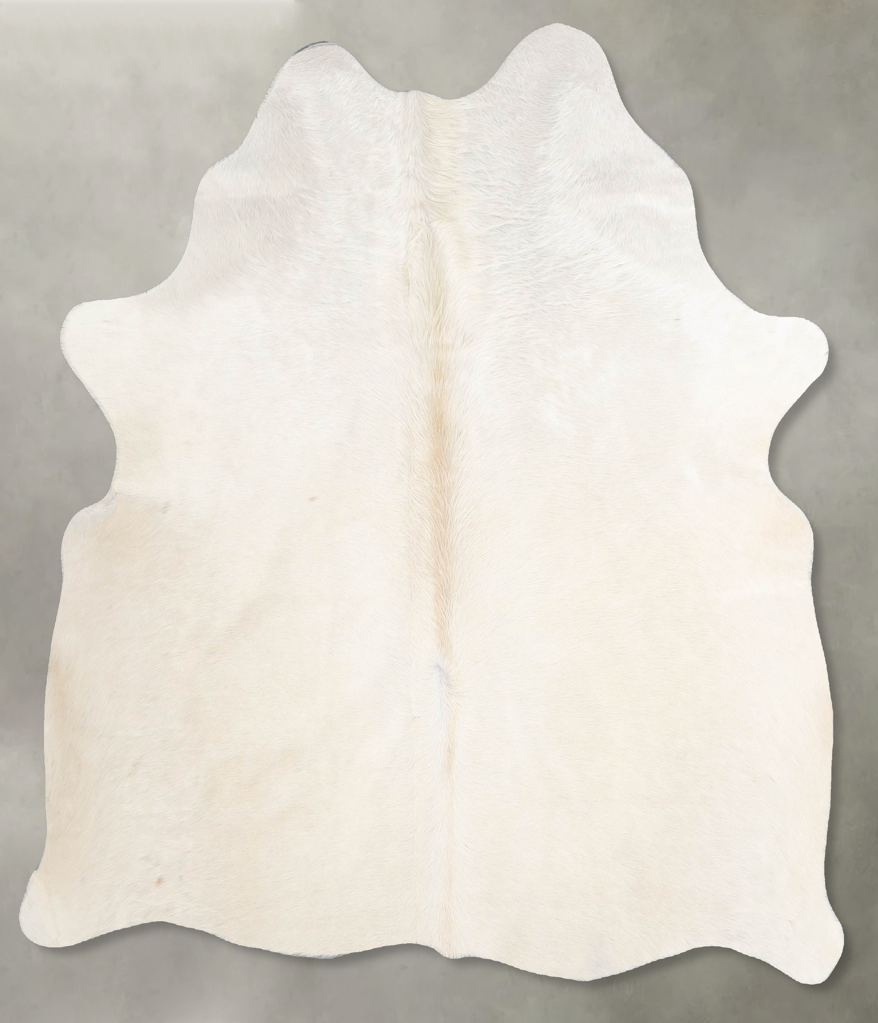 Solid White Cowhide Rug #A55273