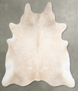 Champagne X-Large Brazilian Cowhide Rug 6'11"H x 6'5"W #A55274 by Hudson Hides