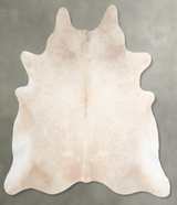 Champagne X-Large Brazilian Cowhide Rug 6'11"H x 6'5"W #A55274 by Hudson Hides
