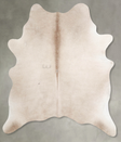 Champagne Large Brazilian Cowhide Rug 6'7"H x 6'0"W #A55276 by Hudson Hides